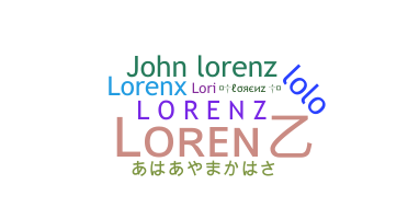 Kælenavn  - Lorenz