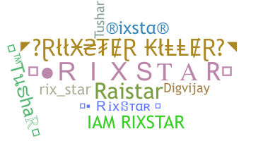 Kælenavn  - Rixstar