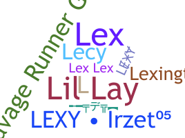 Kælenavn  - lexy