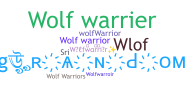 Kælenavn  - wolfwarrior
