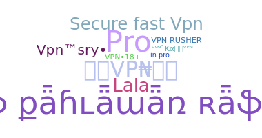 Kælenavn  - VPN