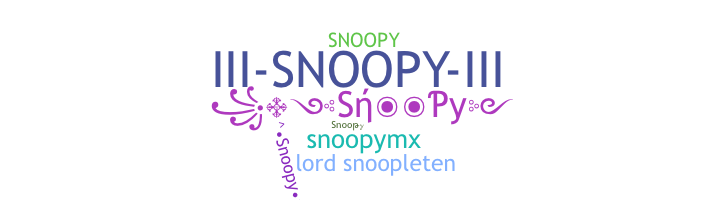 Kælenavn  - Snoopy