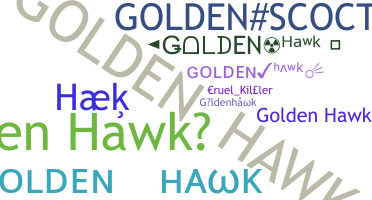 Kælenavn  - Goldenhawk