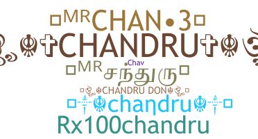 Kælenavn  - Chandru