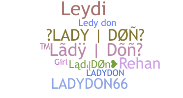 Kælenavn  - LadyDon