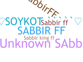 Kælenavn  - SabbirFf