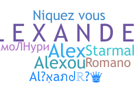 Kælenavn  - Alexandre