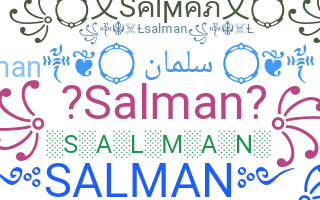 Kælenavn  - Salman