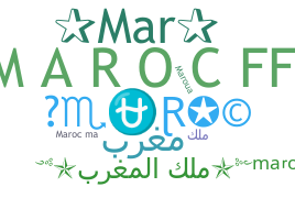 Kælenavn  - Maroc