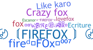 Kælenavn  - Firefox