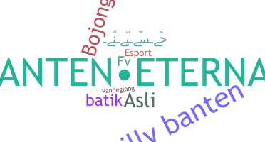 Kælenavn  - Banten