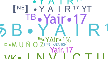 Kælenavn  - yair17
