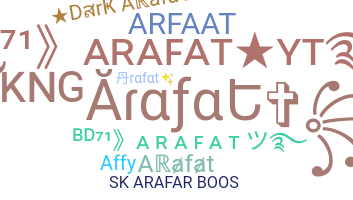Kælenavn  - Arafat