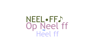 Kælenavn  - Neelff