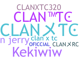 Kælenavn  - CLANXTC