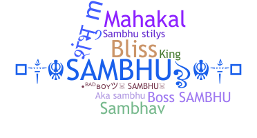 Kælenavn  - Sambhu