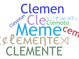 Kælenavn  - Clemente