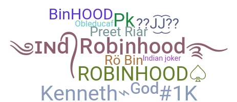 Kælenavn  - Robinhood