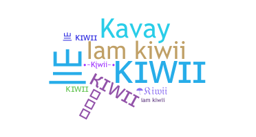 Kælenavn  - Kiwii