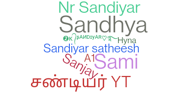 Kælenavn  - Sandiyar