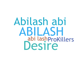 Kælenavn  - Abilash