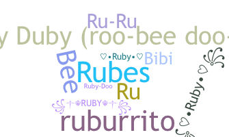 Kælenavn  - Ruby