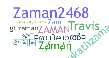Kælenavn  - Zaman