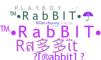 Kælenavn  - rabbit