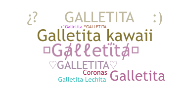 Kælenavn  - Galletita