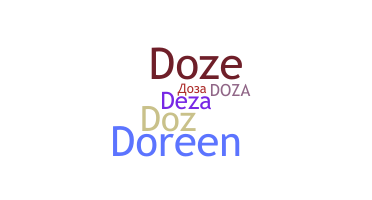 Kælenavn  - Doza