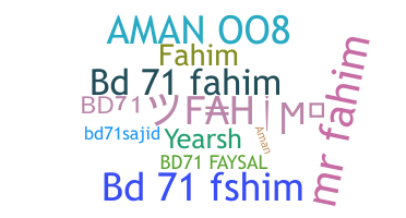 Kælenavn  - Bd71Fahim