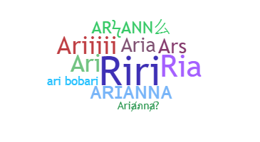 Kælenavn  - Arianna