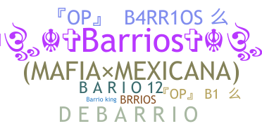 Kælenavn  - Barrios