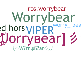 Kælenavn  - WorryBear