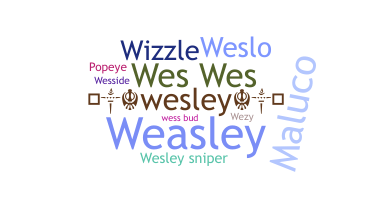 Kælenavn  - Wesley