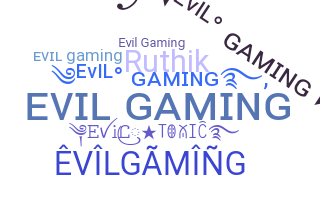 Kælenavn  - EvilGaming