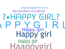 Kælenavn  - happygirl