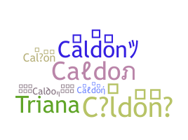 Kælenavn  - Caldon