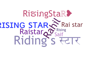 Kælenavn  - RisingStar