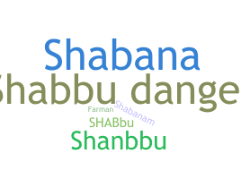 Kælenavn  - Shabbu