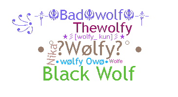 Kælenavn  - Wolfy
