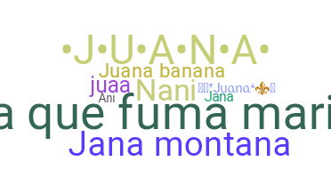 Kælenavn  - Juana