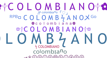 Kælenavn  - colombiano