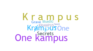 Kælenavn  - Krampus
