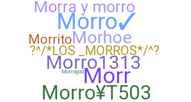 Kælenavn  - Morro