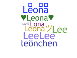 Kælenavn  - Leona