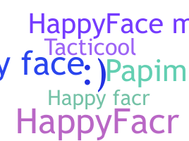 Kælenavn  - happyface