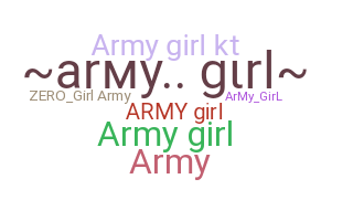 Kælenavn  - armygirl