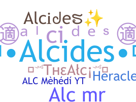 Kælenavn  - Alcides