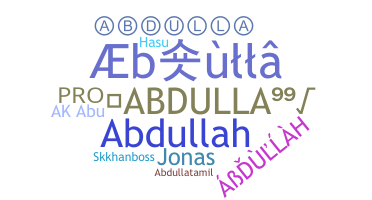 Kælenavn  - Abdulla
